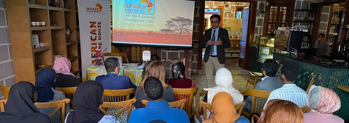 Afrika Kıtasında Konuşulan Diller konulu seminer gerçekleştirildi.